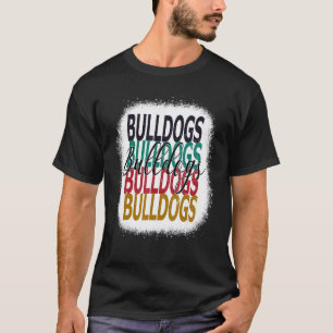 T-shirt Professeurs de Bulldogs École Sports Fan Esprit d'