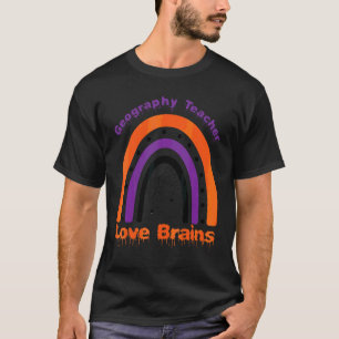 T-shirt Professeurs de géographie d'Halloween aiment les c