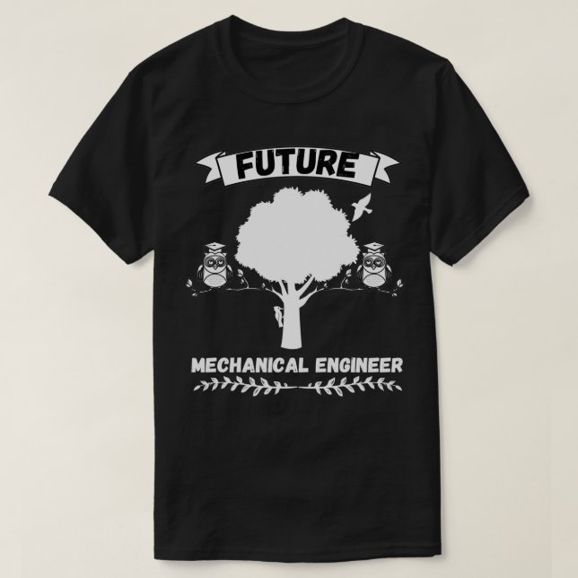 T-shirt Profession future d'ingénieur mécanique (Design devant)