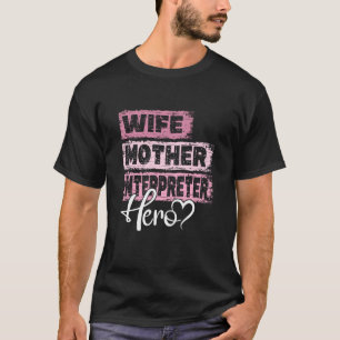 T-shirt Profession mère héros mère interprète 1
