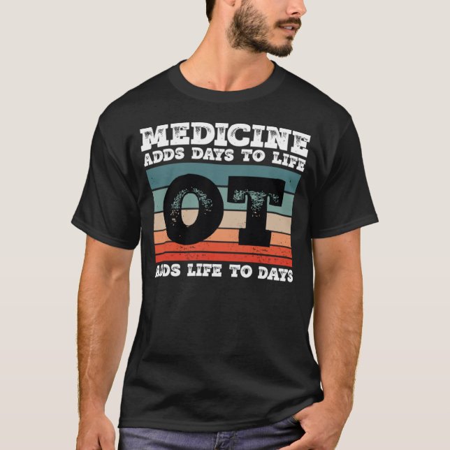 T-shirt Profession professionnelle d'ergothérapie Soins de (Devant)