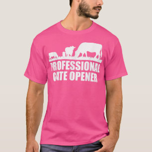 T-shirt Professional Gate Opener Cow Apparel