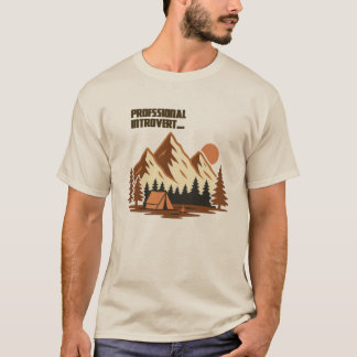 T-shirt Professional Mountain Introvert