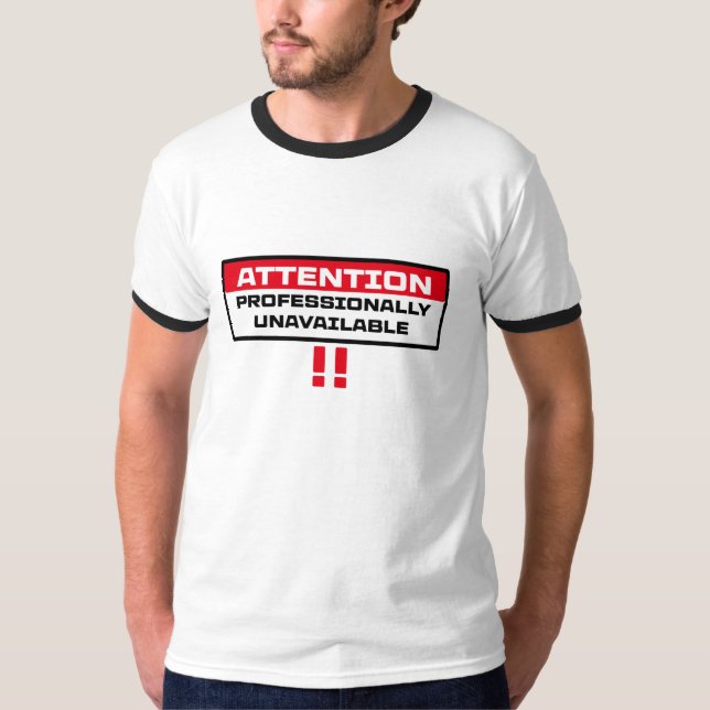 T-shirt professionally unavailable (Devant)