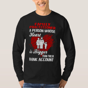 T-shirt Professionnel de la famille Coeur plus grand que c