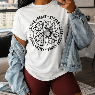 T-shirt Professionnel de la santé mentale mignon, Conseill