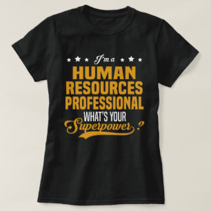 T-shirt Professionnel des ressources humaines