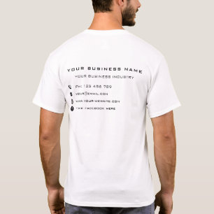 T-shirt professionnel personnalisé