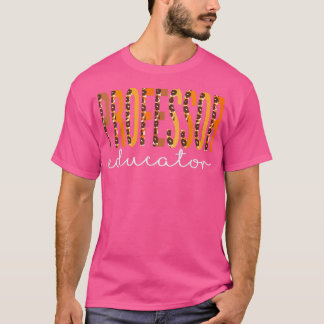 T-shirt Professor Educator leopard Fall Autumn Lovers Than