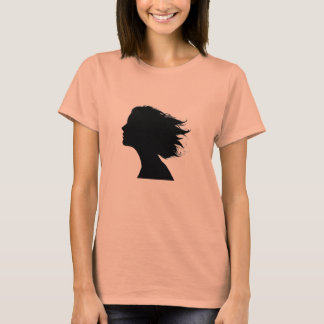 T-shirt Profil de cheveux T