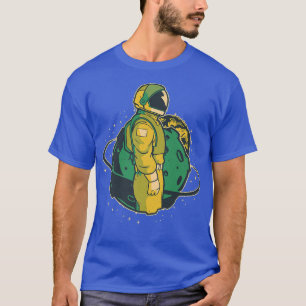 T-shirt Profil de l'homme spatial Astronaute Astral Concep