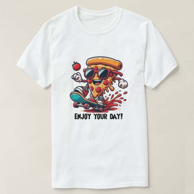 T-shirt profiter de votre journée (Design devant)