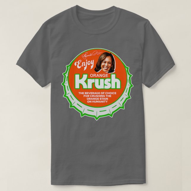 T-shirt Profitez de Kamalas Orange Krush (Design devant)