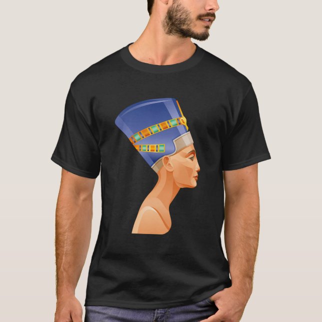 T-shirt Profitez De La Belle Nefertiti Égyptienne Ancienne (Devant)