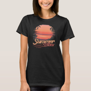 T-shirt Profitez De La Douce Vibes De Plage En Été