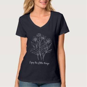 T-shirt Profitez des fleurs de Little Things