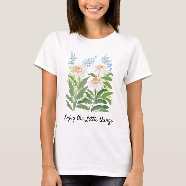 T-shirt Profitez des marguerites Little Things (Devant)