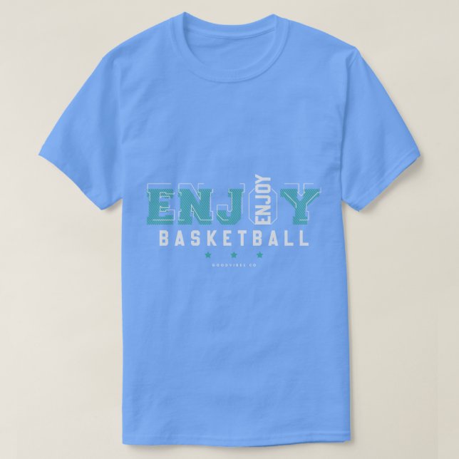 T-shirt Profitez du basket-ball (1) (Design devant)