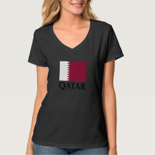 T-shirt Profitez du Cool Qatar Drapeau Graphique Tee - shi