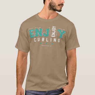 T-shirt Profitez du curling