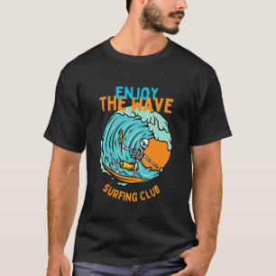 T-shirt Profitez du paradis estival des vagues