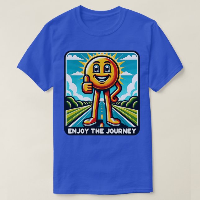 T-shirt Profitez du soleil de Voyager Vibes (Design devant)