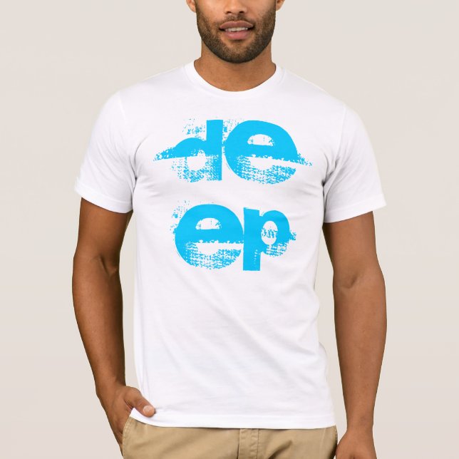 T-shirt "profond" de musique d'Acryl (Devant)