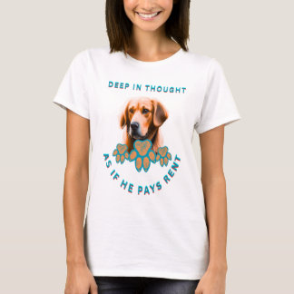 T-shirt Profondément pensif