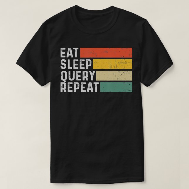 T-shirt Programmateur De Base De Données Codage Ordinateur (Design devant)