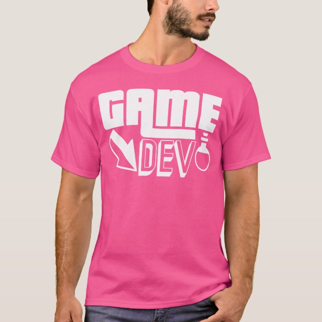 T-shirt Programmateur de développement de jeu Gamer Niveau (Devant)