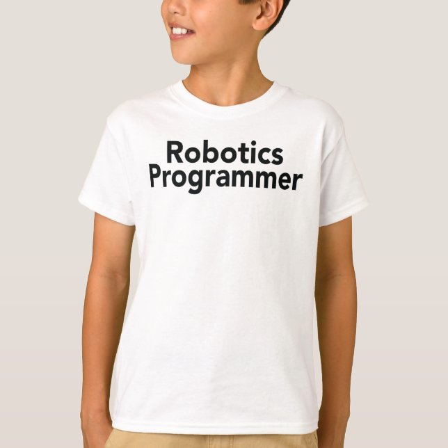 T-shirt Programmateur robotique (Devant)