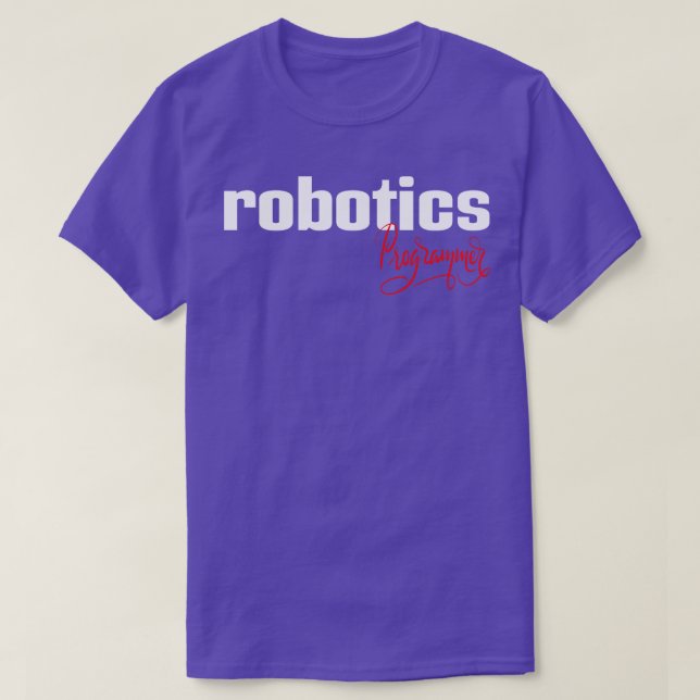 T-shirt Programmateur robotique (Design devant)