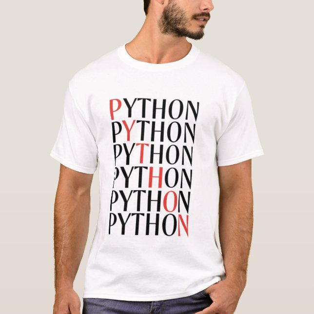 T-shirt Programmation Python (Devant)