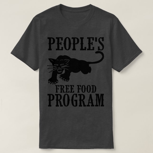 T-shirt Programme alimentaire gratuit pour les peuples T (Design devant)