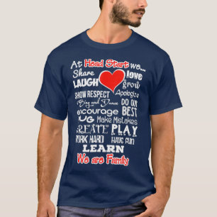 T-shirt Programme d'aide préscolaire Nous sommes une équ