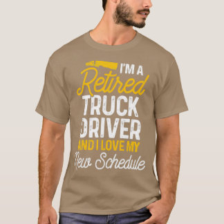T-shirt Programme de départ du conducteur de camion à la r