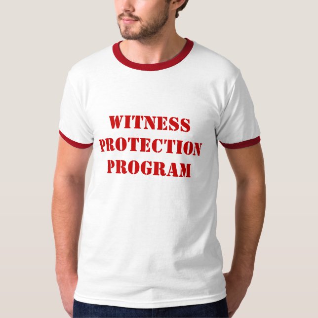 T-SHIRT PROGRAMME DE PROTECTION DE TÉMOIN (Devant)