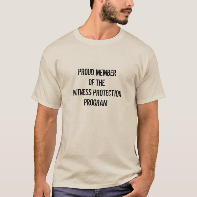 T-shirt Programme de protection de témoin (Devant)