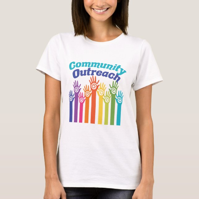 T-shirt Programme de services de sensibilisation communaut (Devant)