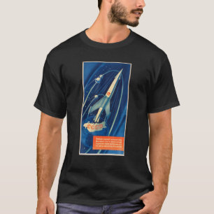 T-shirt Programme spatial soviétique Union soviétique Ru
