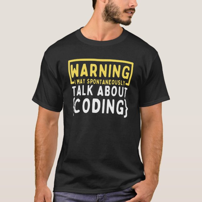 T-shirt Programmeur de code binaire informatique   Codage  (Devant)