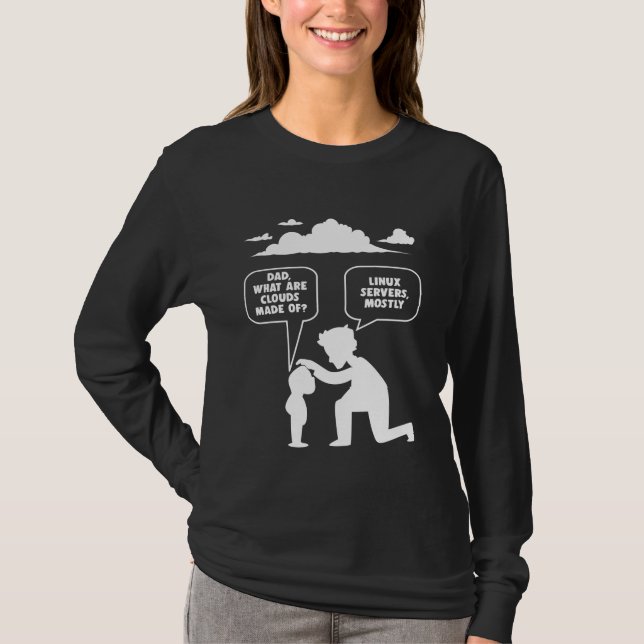 T-shirt Programmeur informatique développeur Linux Nerd (Devant)