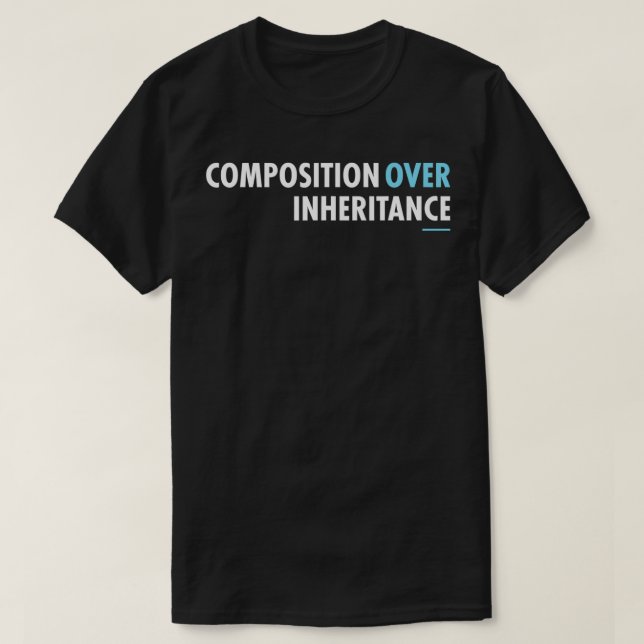 T-shirt Programmeur principal de la composition par rappor (Design devant)