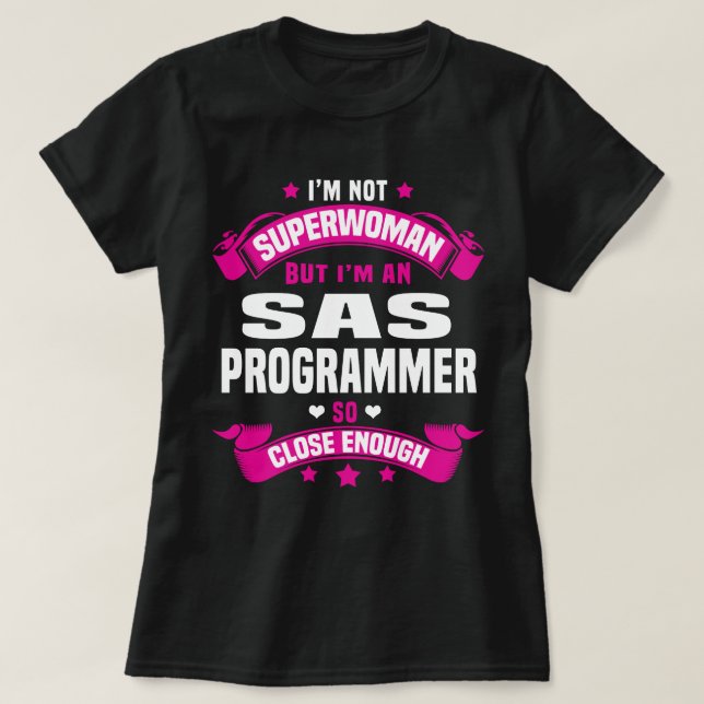 T-shirt Programmeur SAS (Design devant)