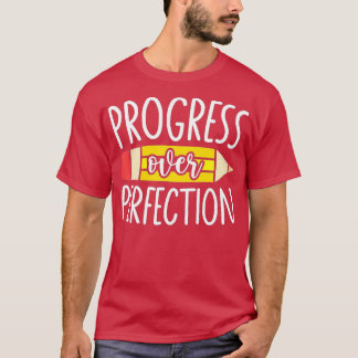 T-shirt Progrès sur l'enseignant de motivation (74)