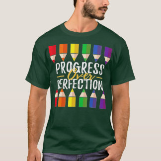 T-shirt Progrès sur l'enseignant motivationnel (45)