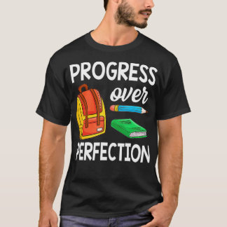 T-shirt Progrès sur l'enseignant motivationnel (66)
