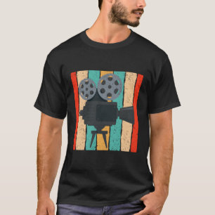 T-shirt Projecteur de cinéma caméra