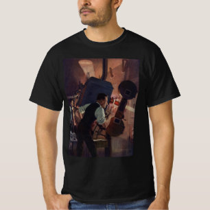 T-shirt Projectionniste de salle de cinéma, Entreprise vin