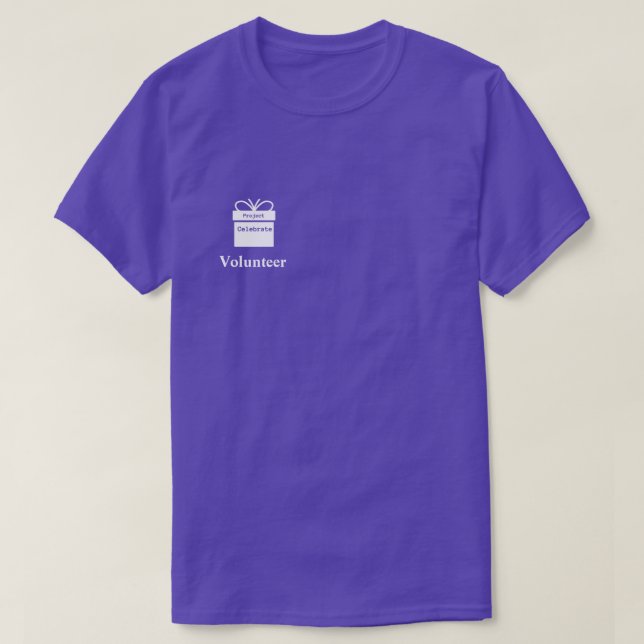 T-shirt Projet Célébré - Chemise bénévole (Design devant)